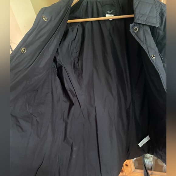 J. Crew Quilted Down Belted Coat - Picture 6 of 7